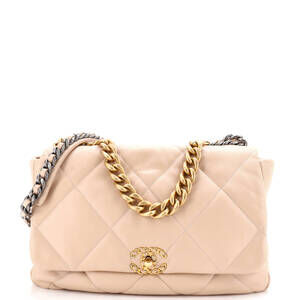 Chanel 19 Flap Bag Quilted Leather Maxi #238293C49B
